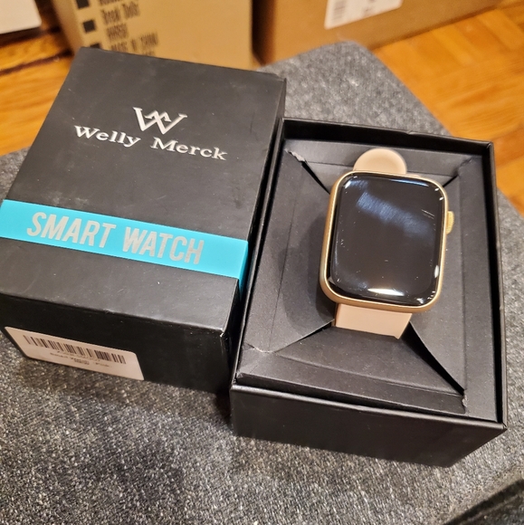 Welly Merck Smart Watch, 1.83" Fitness Smart Watch for Android/iOS Phones-Gold - Picture 9 of 11